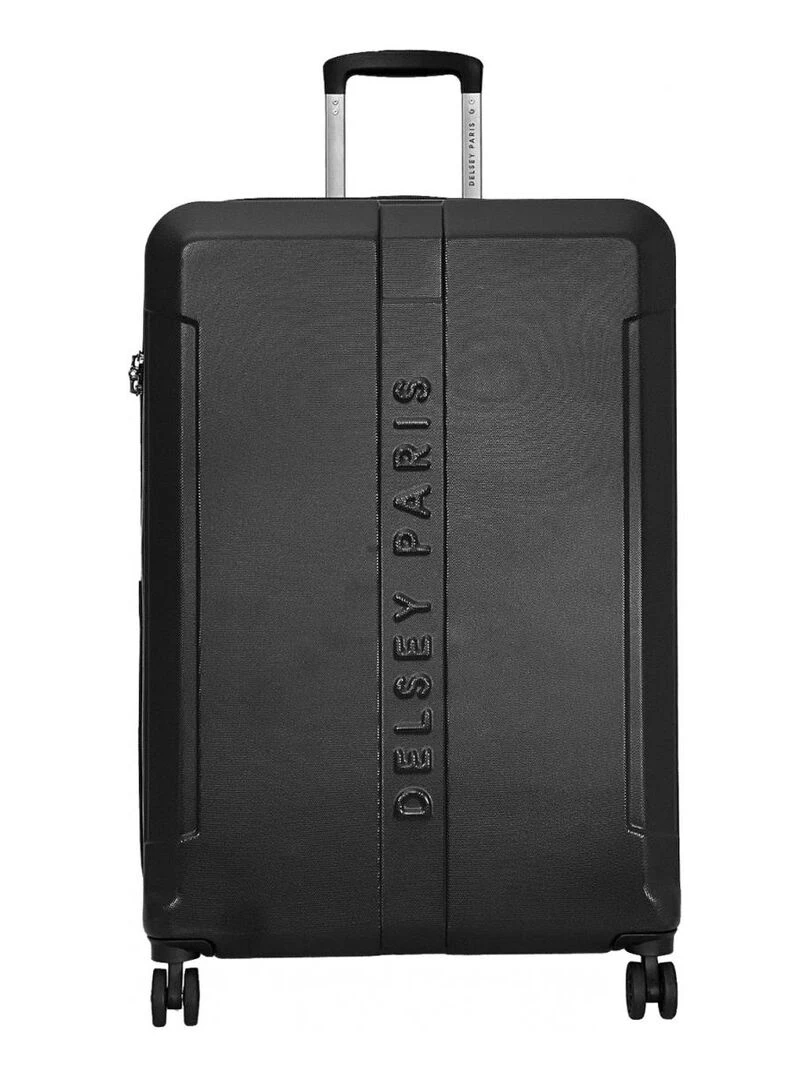 Grande valise rigide extensible Départ TSA 75cm ABS Noir