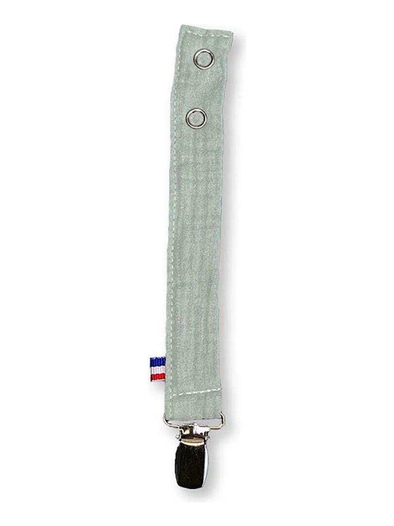 Attache Tétine en Coton Bio Teddy Vert   Vert