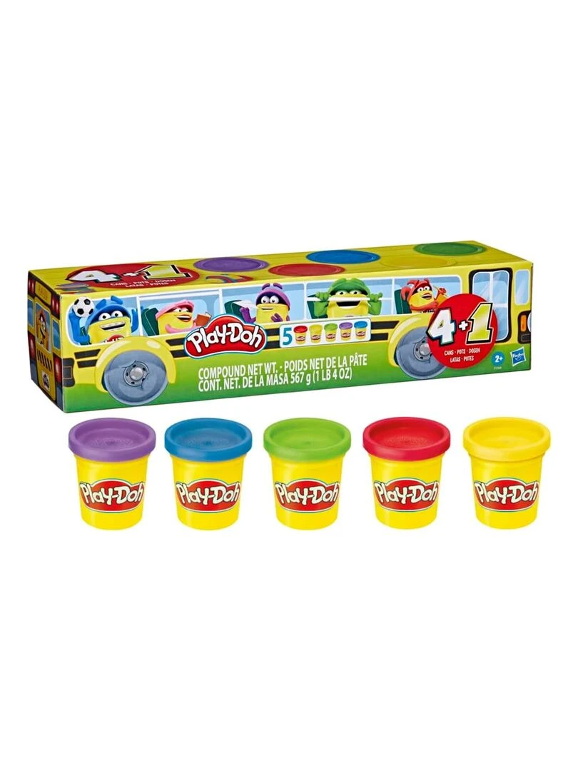 Play Doh Bus scolaires Pack de 5   N/A