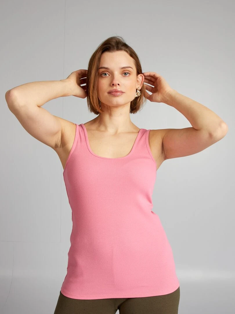 Débardeur sans manches   rose