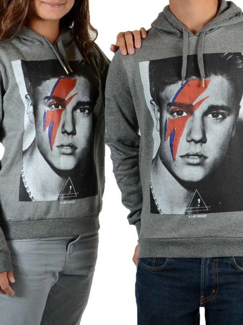 Sweat Little Eleven Paris JB Justin Bieber Garçon Fille Gris Gris
