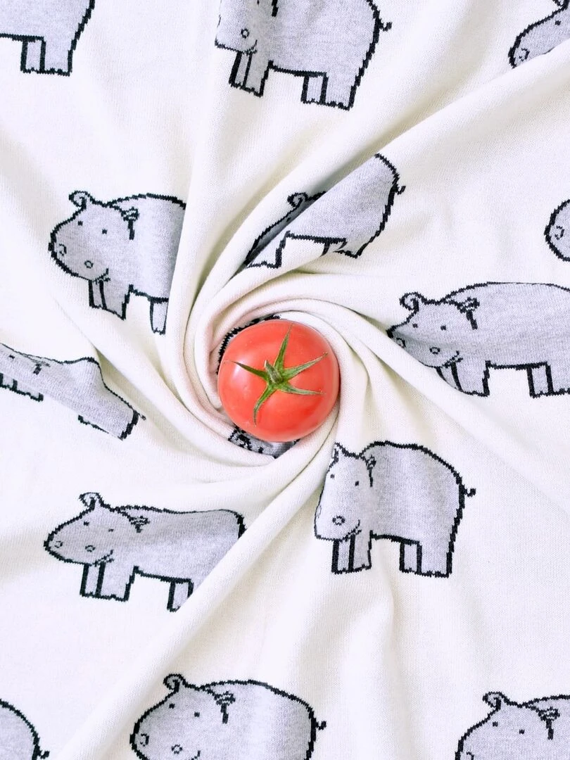 Couverture plaid   HIPPO   Ecru