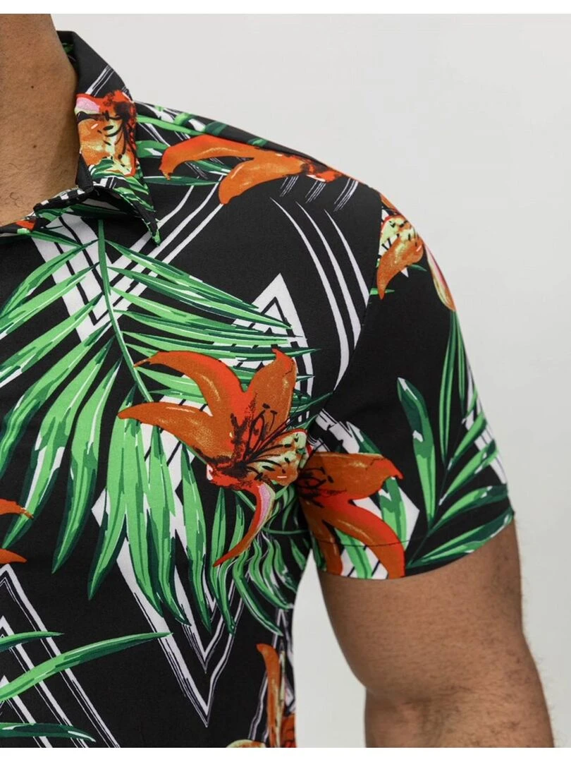 Ensemble Short Chemise Kebello   Noir Noir