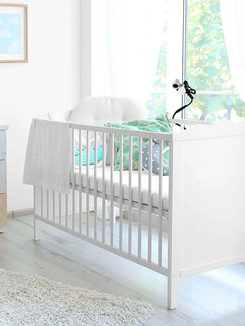 Lot de 2 supports universels pour camera bébé  babyphone  moniteur  Flex   Monsieur Bébé   Noir