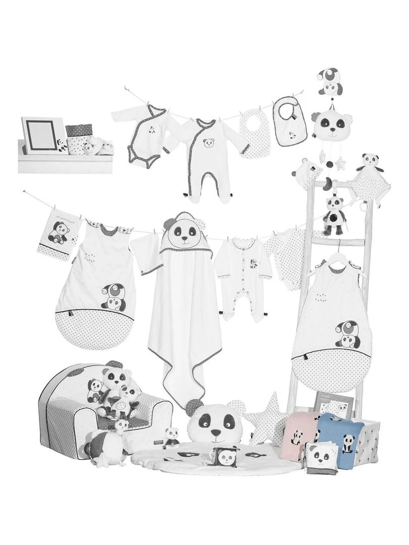 Cube d'activités en velours gris   SAUTHON   Gris