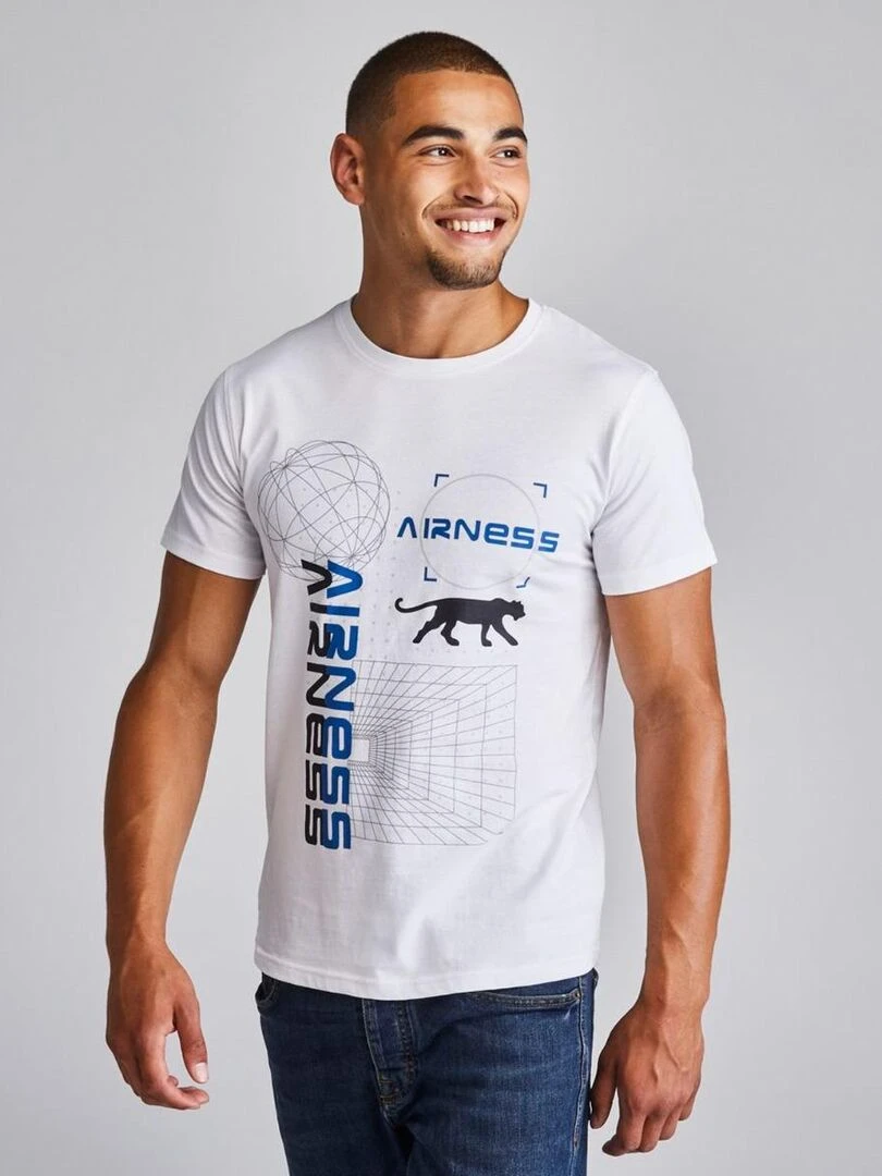 TEE SHIRT GALAXY Airness Blanc