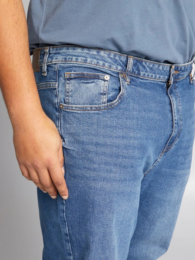 Jean slim à 5 poches   L30   Bleu