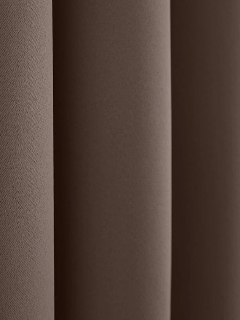 Rideau occultant 140 x 260 cm   Marron chocolat