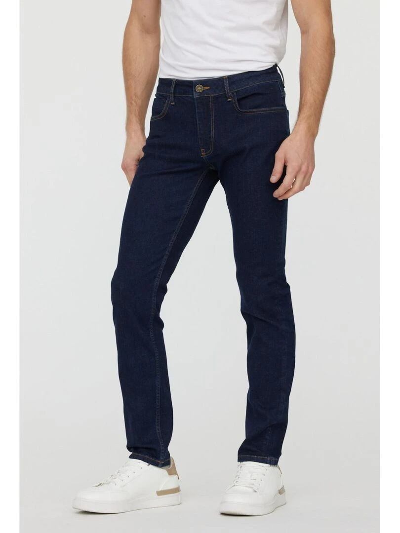 Lee Cooper Jean coton slim LC128 Bleu