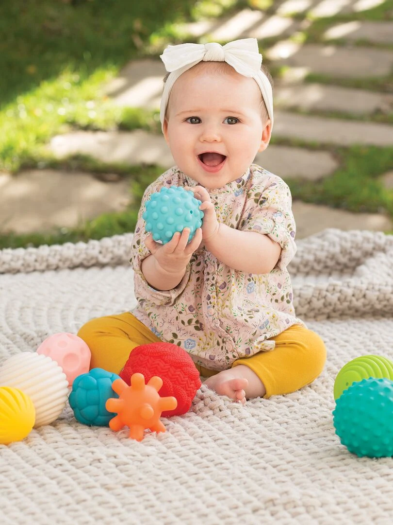 Lot de 10 balles sensorielles Sensory   N/A