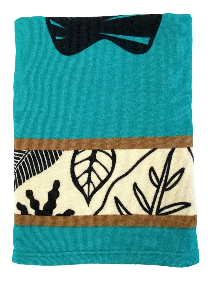 Serviette de plage microfibre Brisbane 90x170 250g/m²   Bleu azur