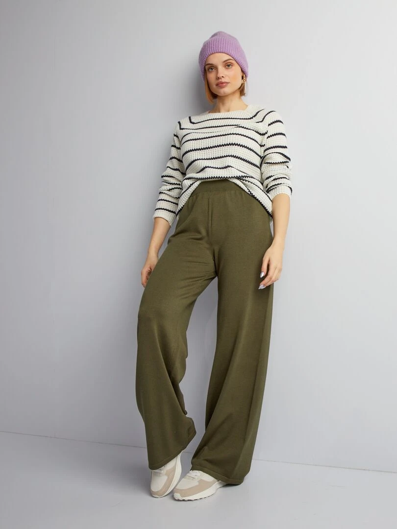 Pull 'JDY' Blanc/marine
