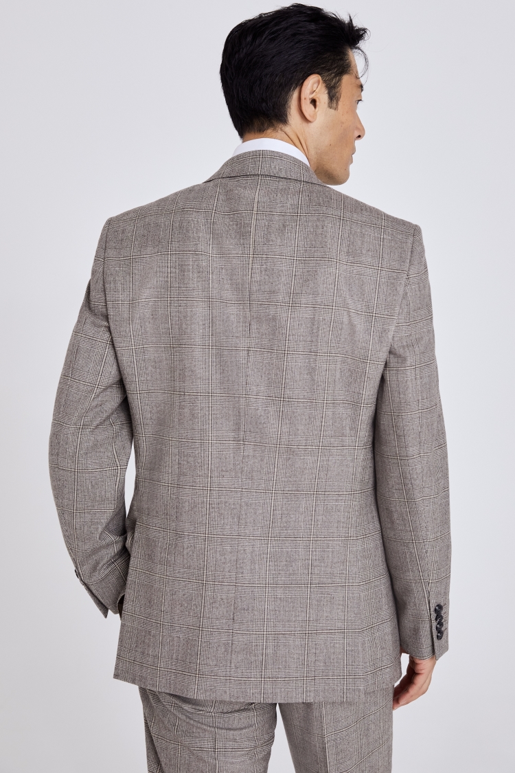 Regular Fit Grey Check Performance Jacket     Buy Online at Moss