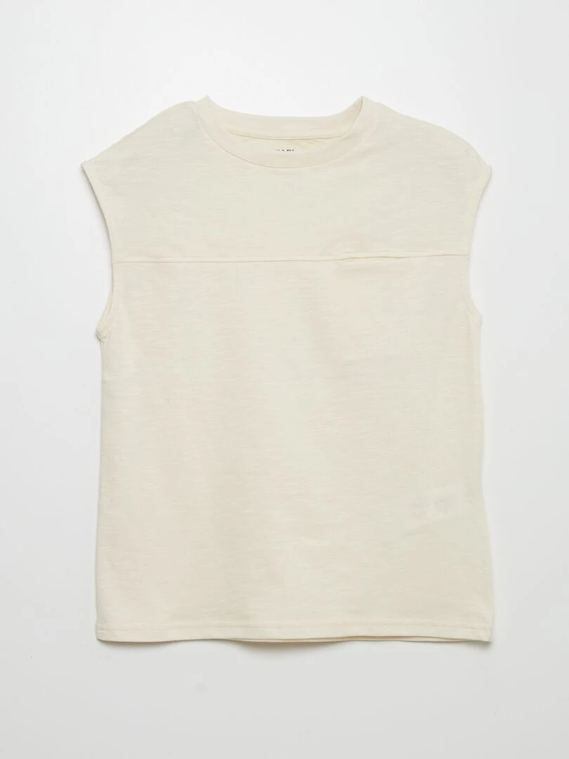 Débarder uni Beige