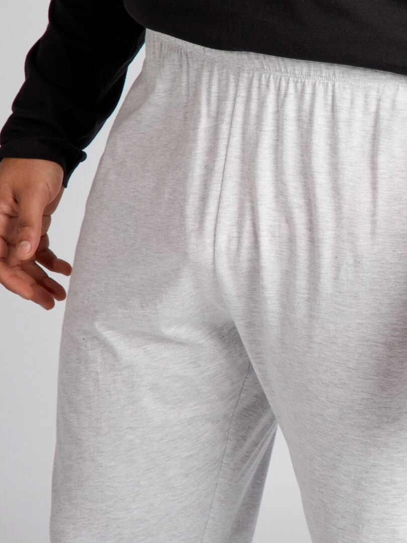 Pyjama 'One Piece'   2 pièces   Noir