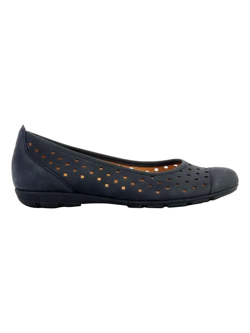Ballerine Cuir Gabor Cervo Weiss Bleu