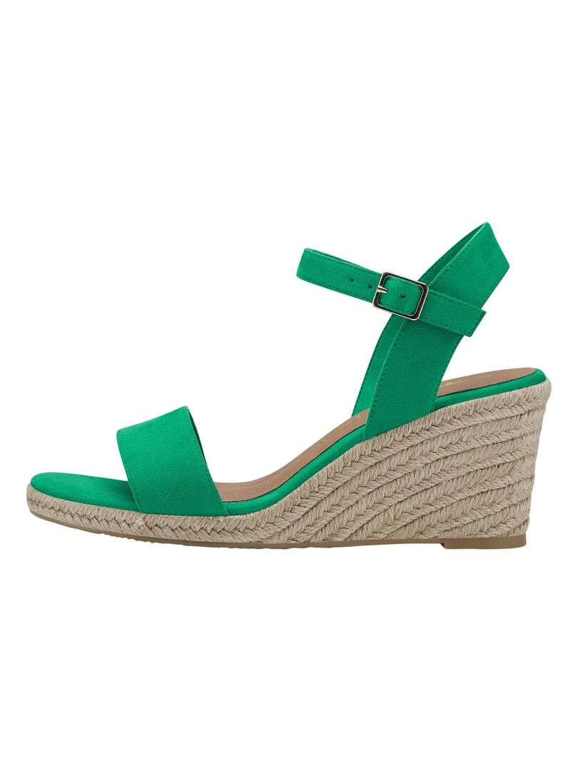 Sandales Compensées Tamaris Touch It Vert