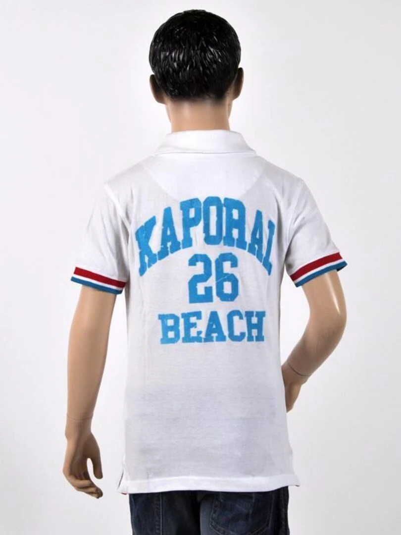 Polo Enfant Kaporal 5 Lotus   Blanc