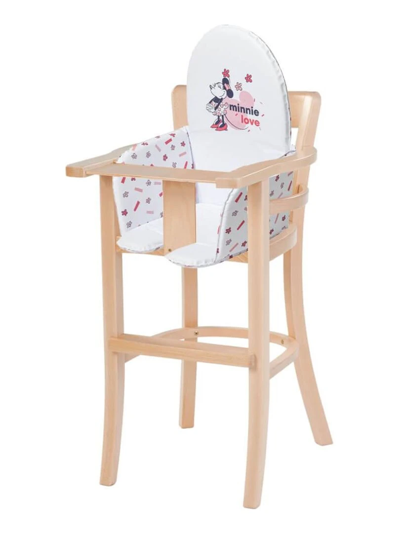 Coussin de chaise réversible Minnie Confettis   Blanc Rose