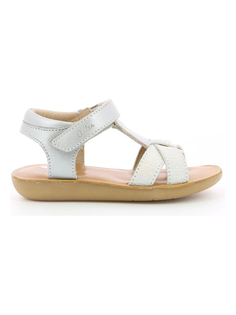 Sandales Cuir Terry Argent