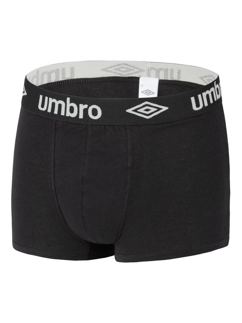 Lot de 4 Boxers homme coton Bio Neo Umbro   Noir
