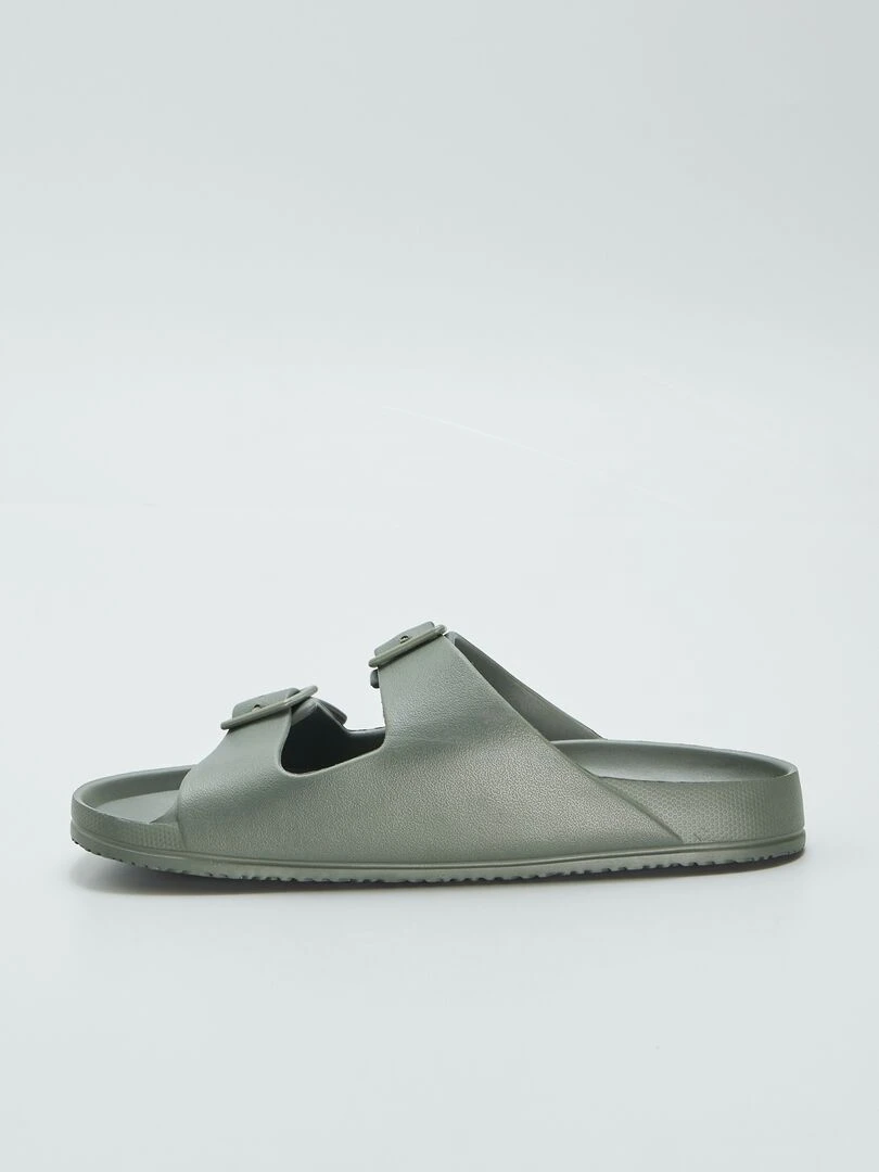 Sandales moulées   Vert