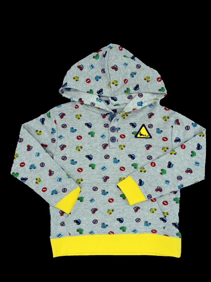 Sweat 'vroum Vroum' 'doo&bo' Gris
