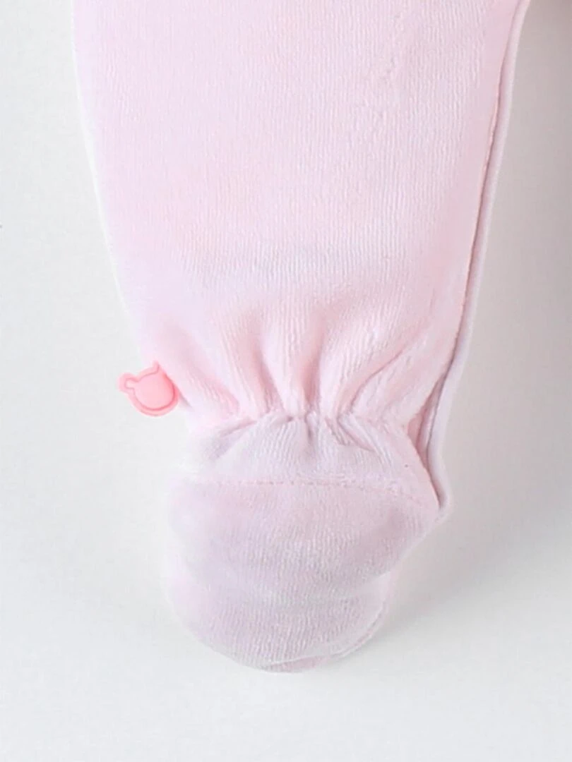Pyjama dors bien en velours clair   Noukie's   Rose