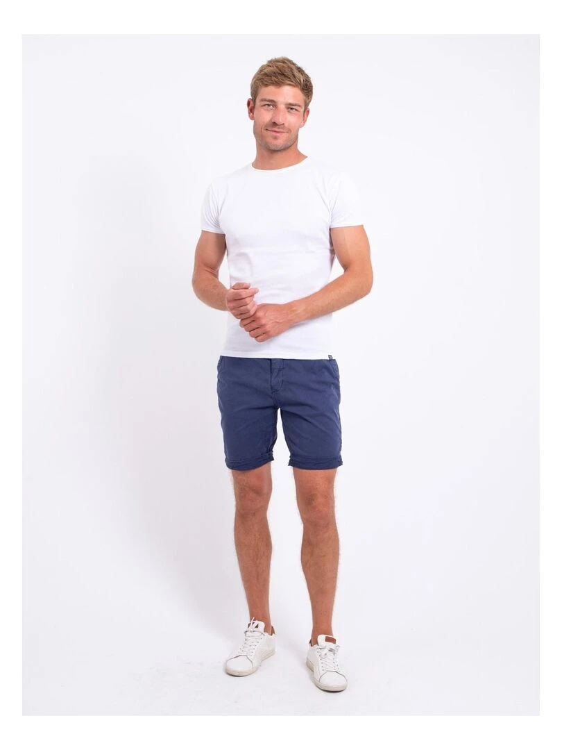 Bermuda chino BAZY   Bleu marine