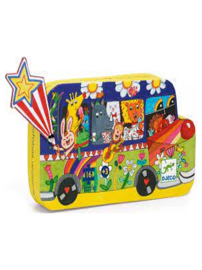 Puzzle Le Bus Arc En Ciel N/A