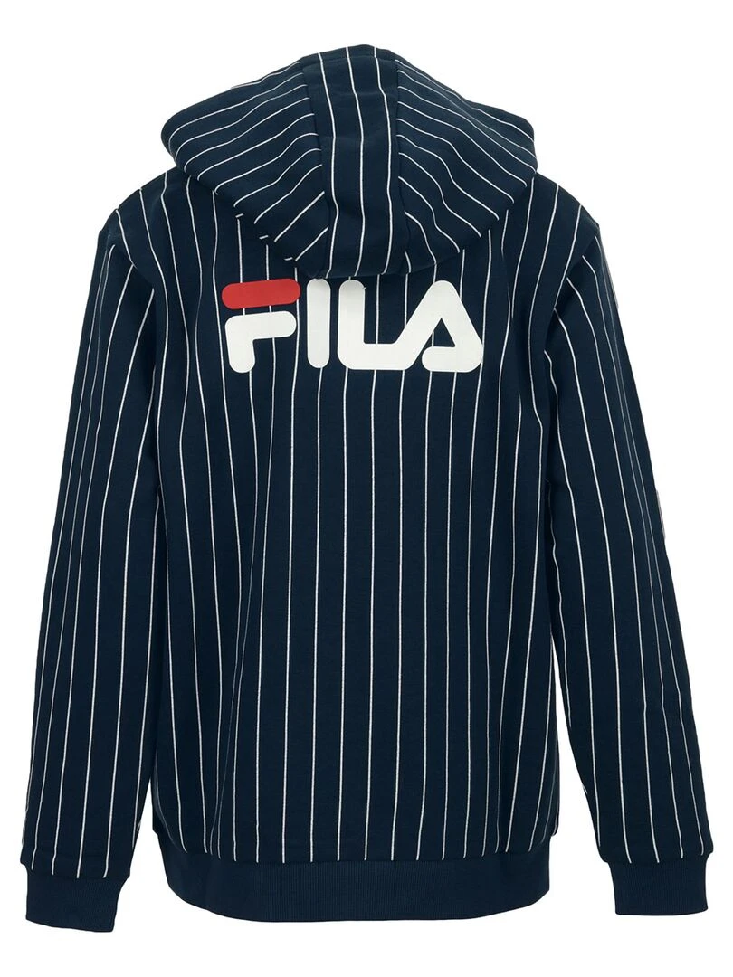 Sweat Troya Aop Hoody Kids Bleu marine