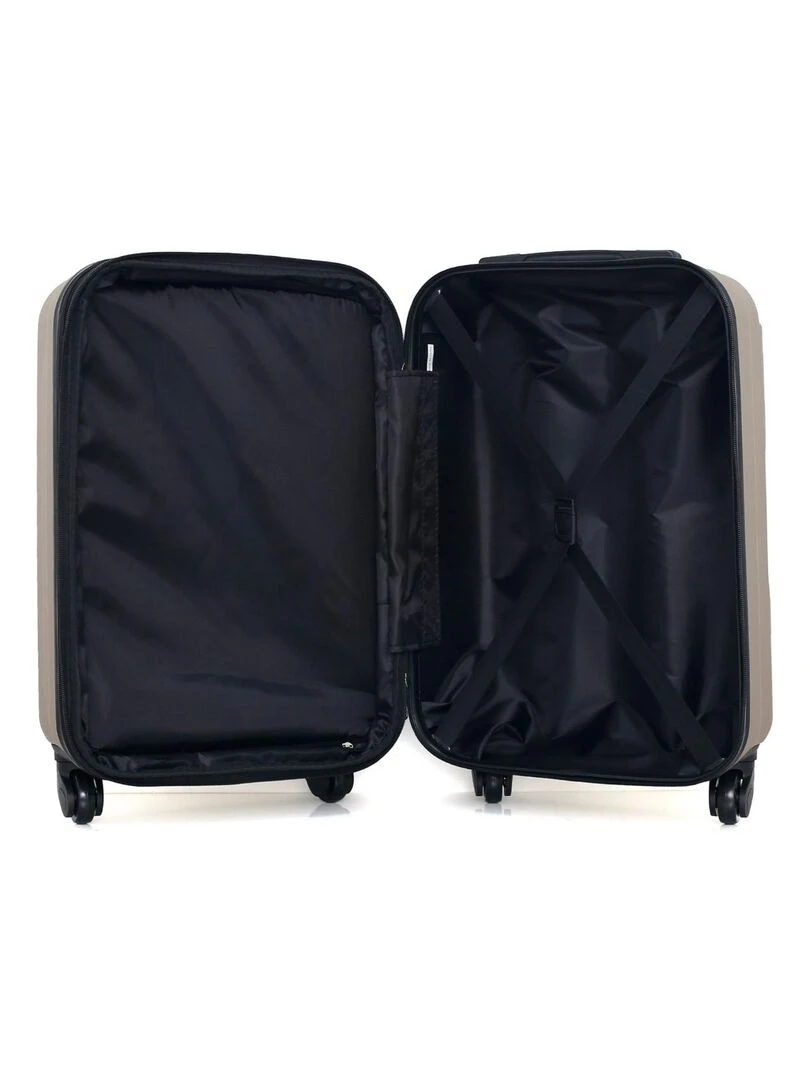 HERO   VALISE CABINE ABS PIRIN S  55 CM 4 ROUES   Beige
