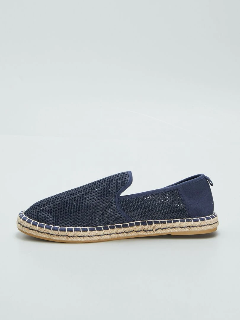 Espadrilles ajourées   Bleu