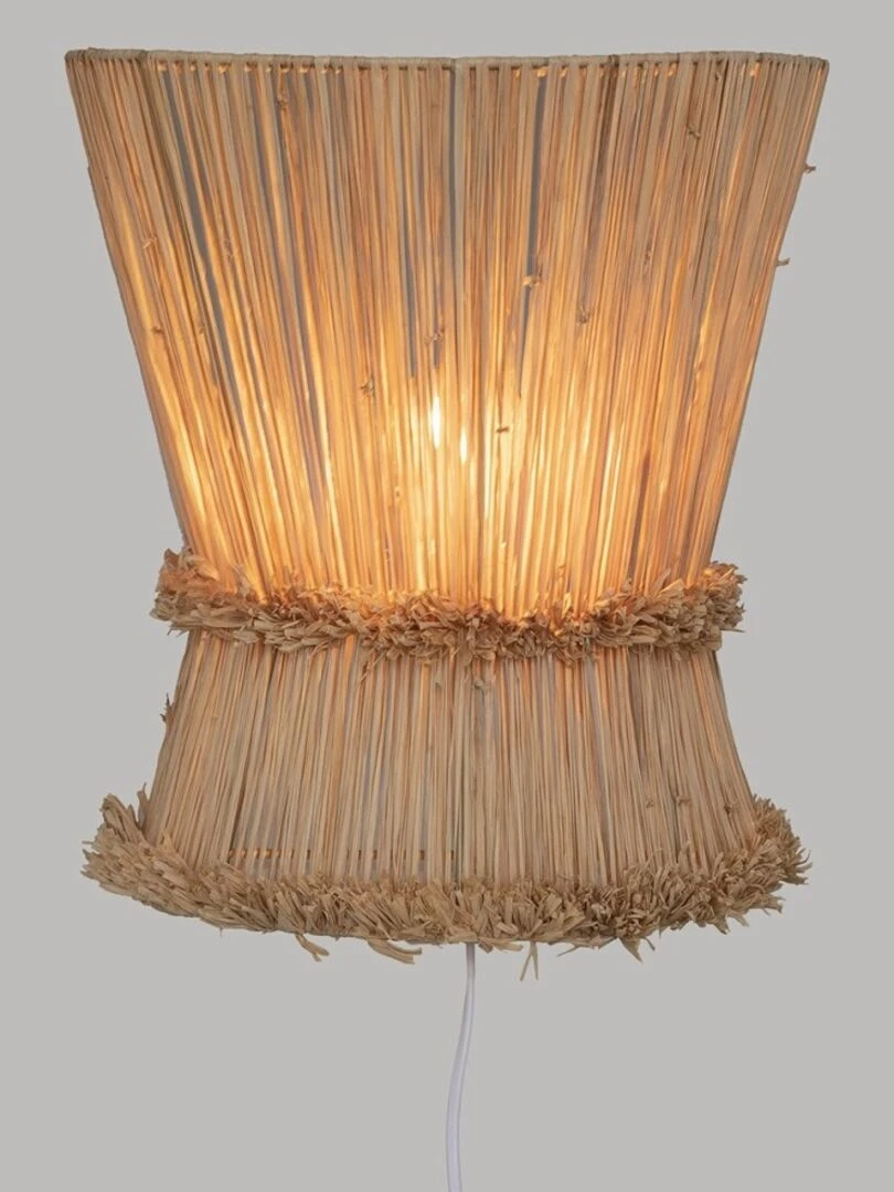 Applique bambou Loa naturel H30   Beige