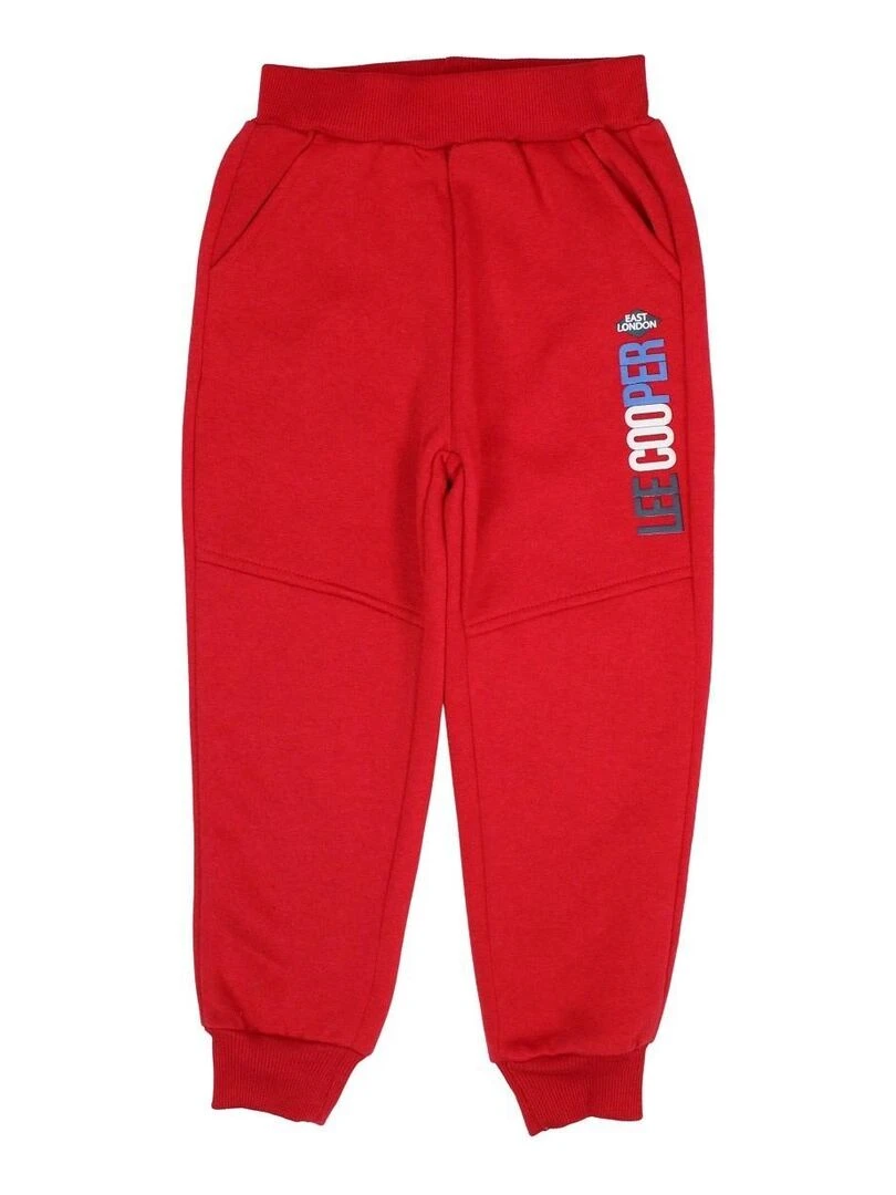 Lee Cooper Pantalon De Jogging garçon imprimé logo Rouge