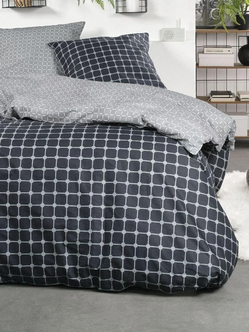 Parure de lit 'CRAZY CAMILLE' 'TODAY' Gris