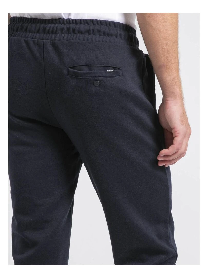 Pantalon chino molleton VICTORIAVIL   Bleu marine