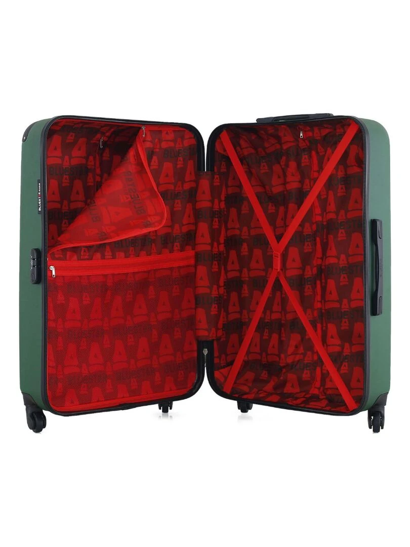 BLUESTAR   VALISE GRAND FORMAT RIGIDE BUCAREST   Vert foncé