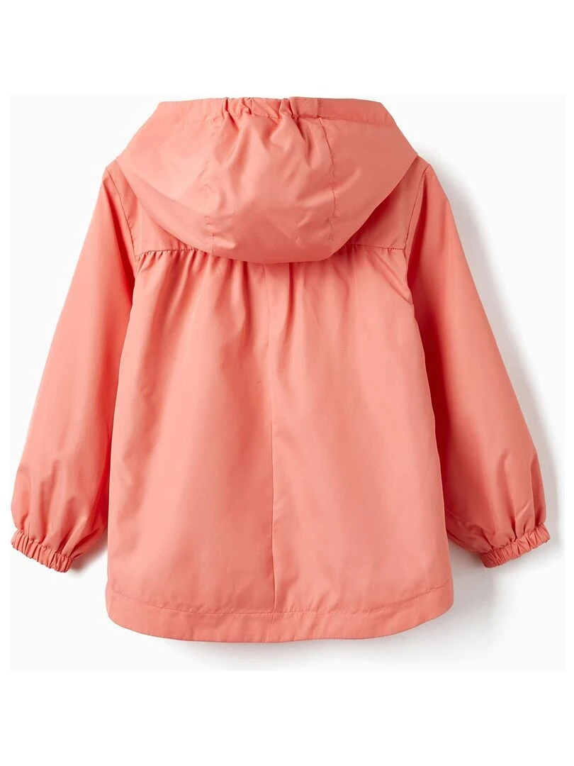 Manteau Coupe Vent avec Capuche pour Fille THE WAVE TRIBE Rose clair