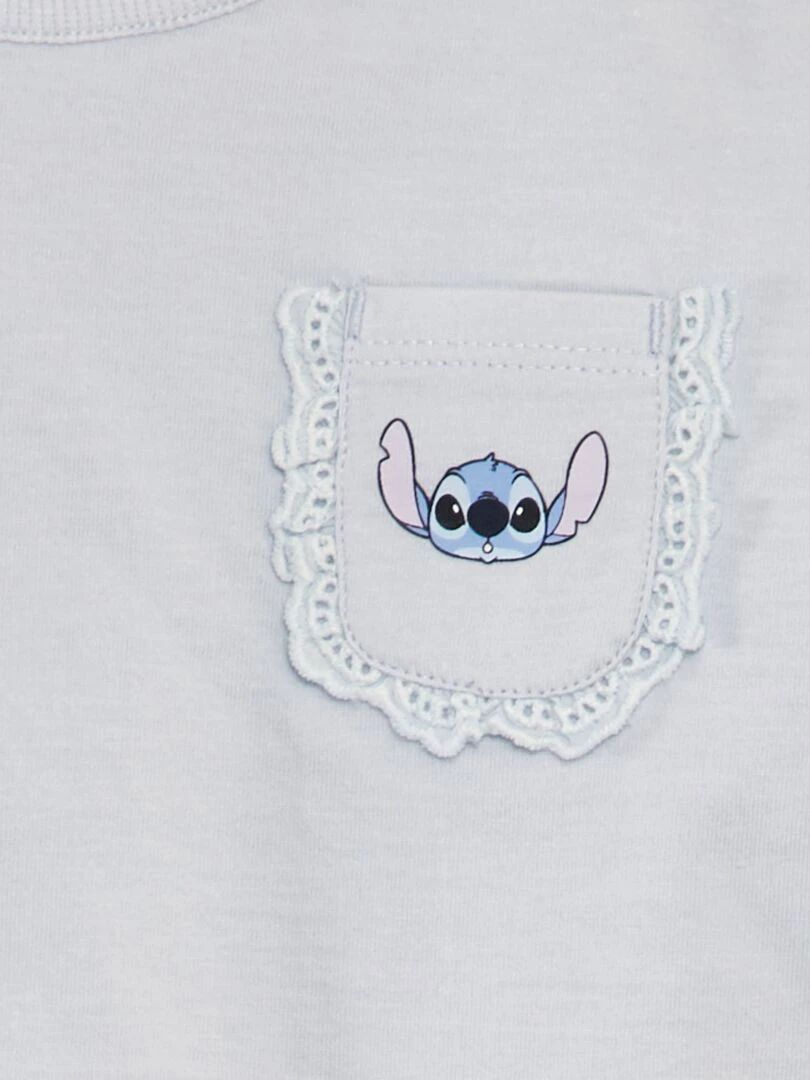 T shirt 'Disney' avec poche poitrine Bleu