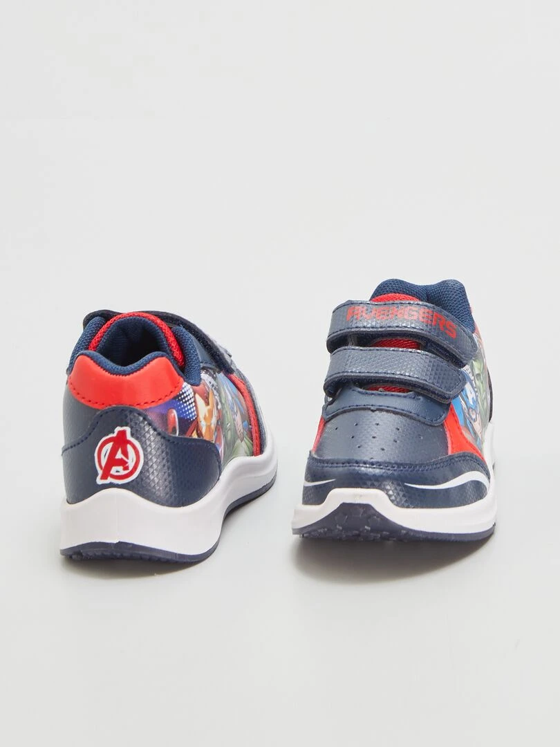 Baskets à scratchs 'Avengers'   bleu