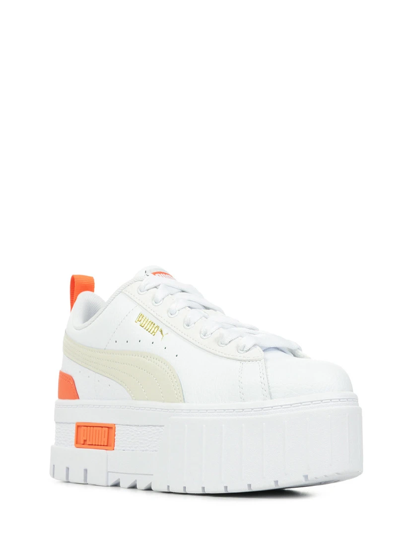 Baskets Mayze Lth Jrite Blanc