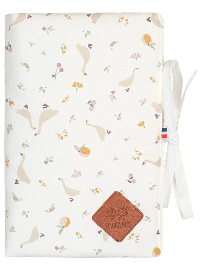Protège carnet de santé bébé en coton Sidonia Multicolore