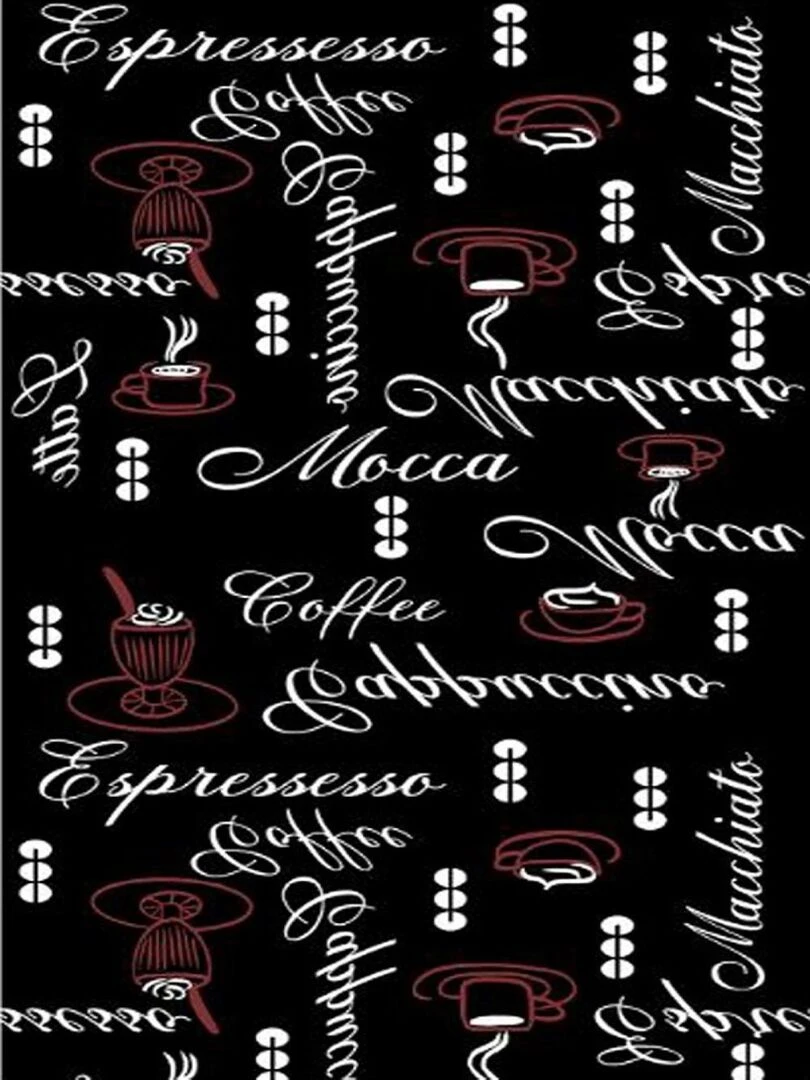 Tapis ESPRESSO Noir Noir