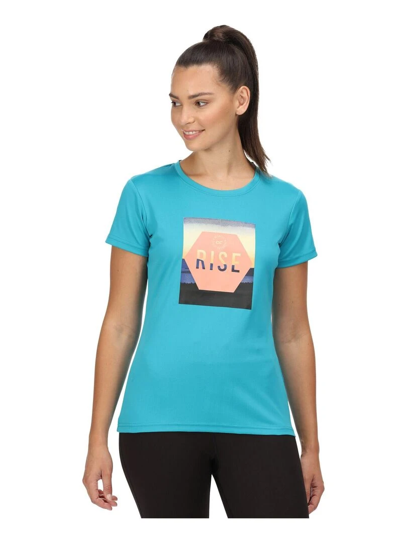 Regatta   T shirt FINGAL   Bleu turquoise