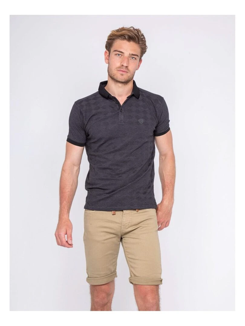 Polo pur coton PIBILOK Noir