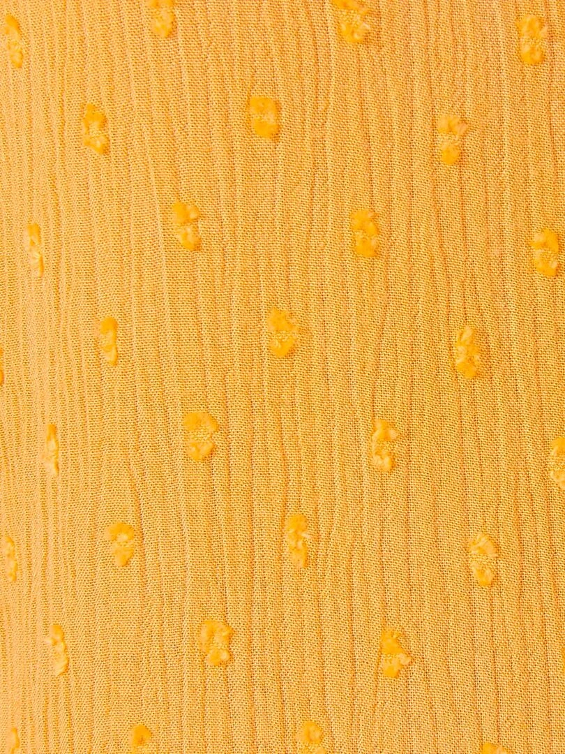 Chemisier crépon *fibres pure viscose Lenzing(TM) EcoVero(TM)   Damart   Orange