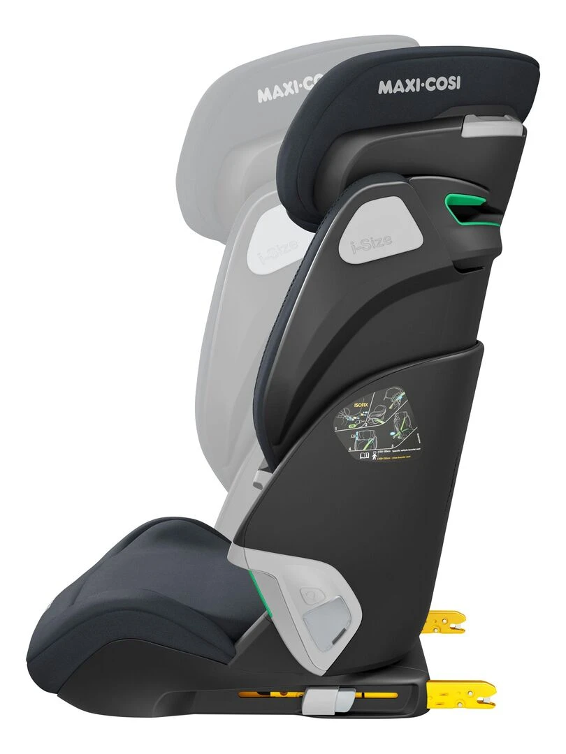 Siège Auto MAXI COSI Kore Pro Groupe 2/3 i Size Isofix Inclinable Authentic Graphite Gris foncé