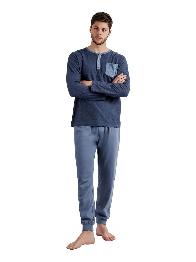 Pyjama pantalon et haut Azure A Antonio Miro Bleu