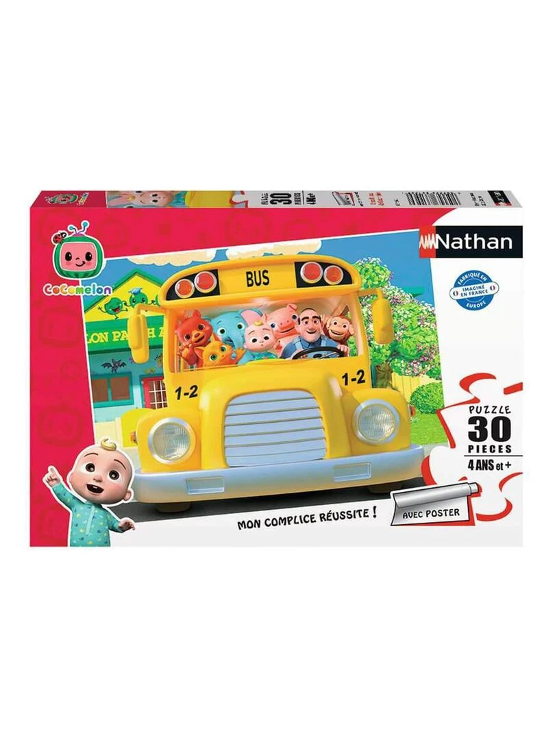Puzzle 30 pièces : Cocomelon: Dans le bus de Cocomelon N/A